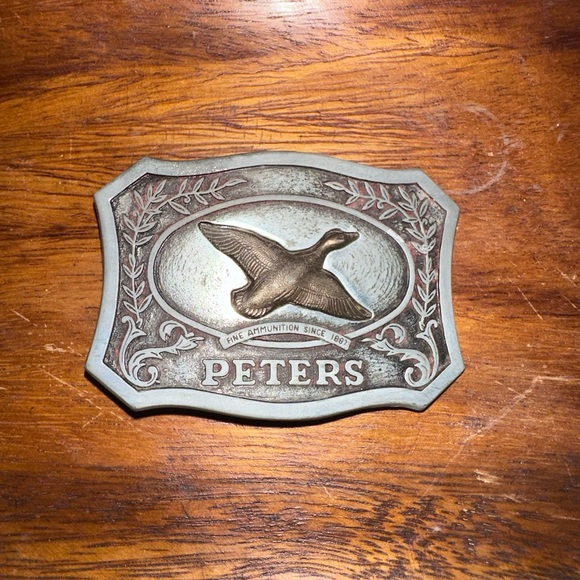 Peters vintage Belt Buckle - Picture 1 of 3